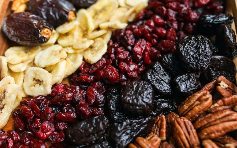 Dried fruit and trail mix