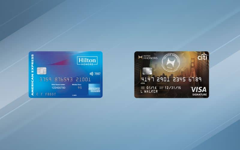 Credit cards with rewards and perks at Hilton