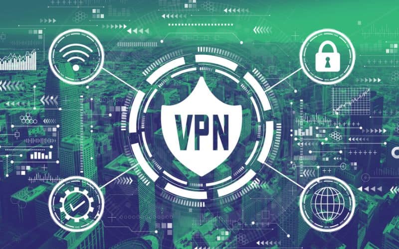 VPN network security internet privacy encryption concept