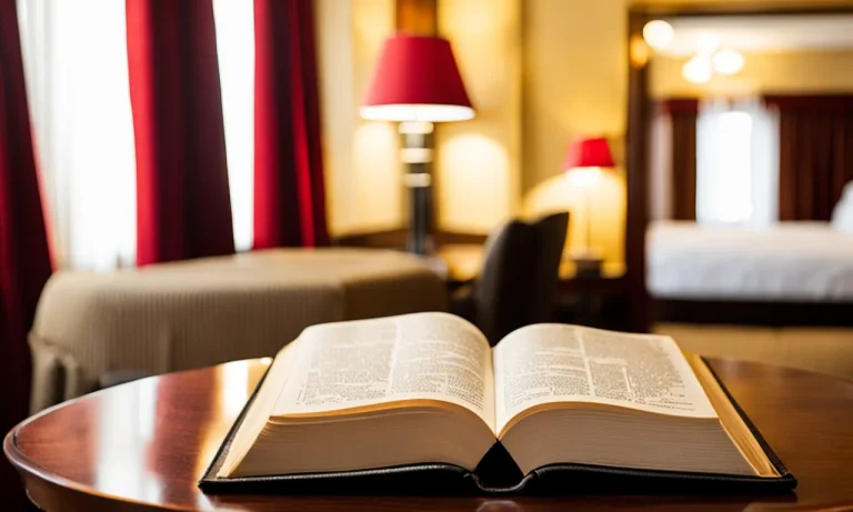 Why Don’t Hotels Put Bibles in Rooms Anymore?