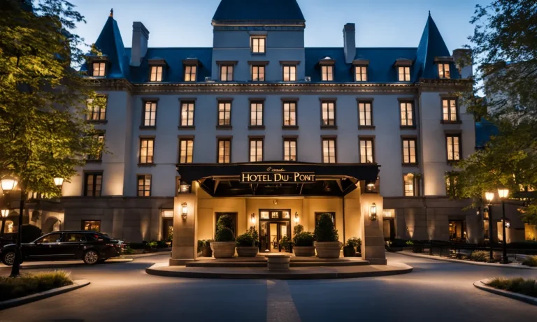 How Much is Valet Parking at the Hotel du Pont?