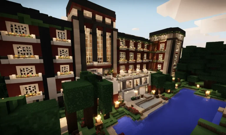 How to Build a Hotel in Minecraft