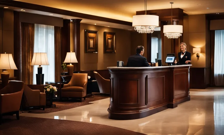 Is There Always Someone at the Front Desk of a Hotel?