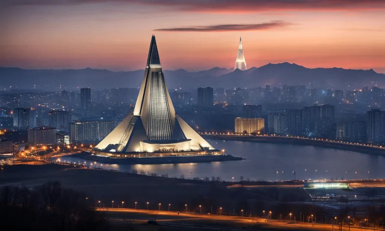 What is Interesting About the Ryugyong Hotel in Pyongyang?