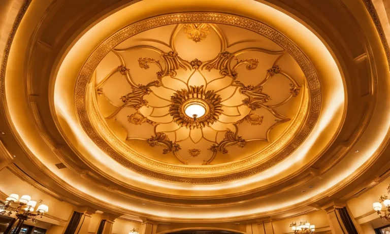 Which Las Vegas Hotel Has A Sky Ceiling?