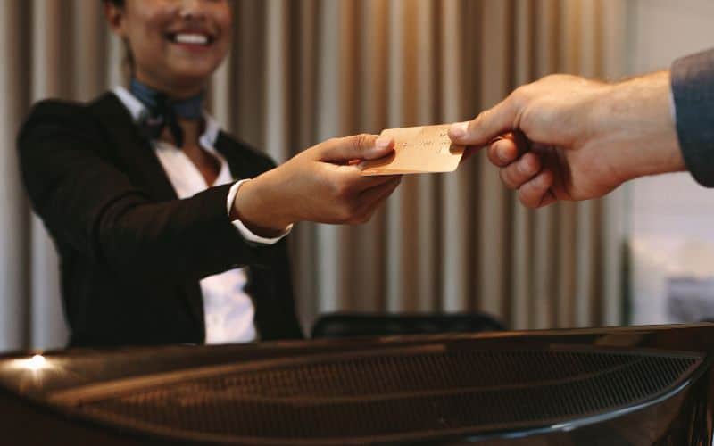 Credit card for incidentals when stay at hotel