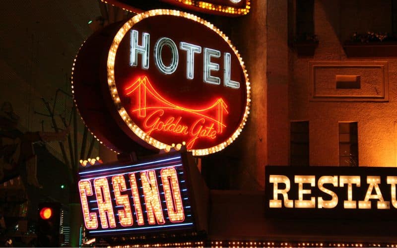 Golden Gate Hotel and Casino signboard