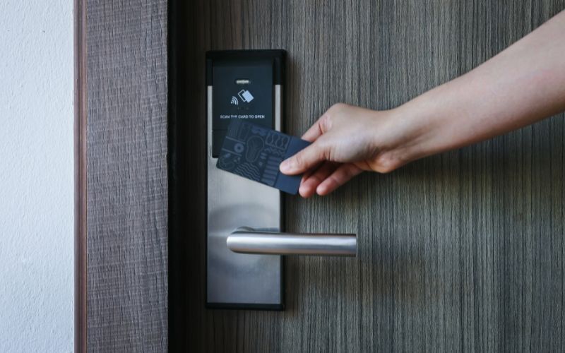 RFID door lock in hotel