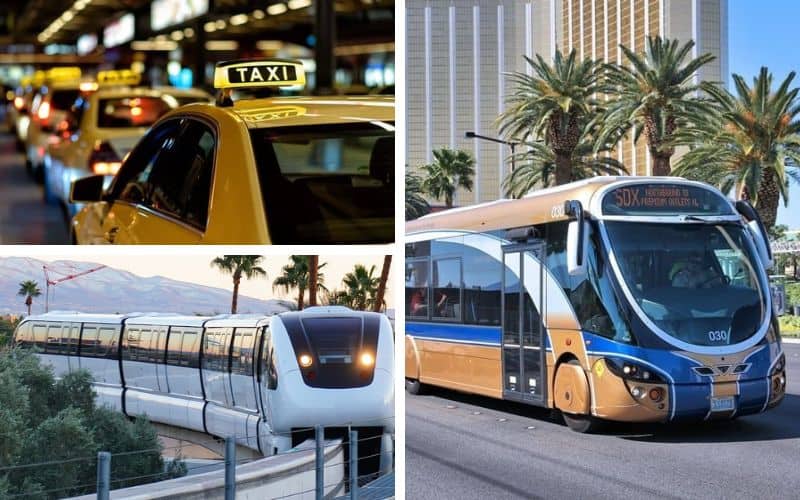 Transportation Options Exist Between Sahara Hotel and the Strip