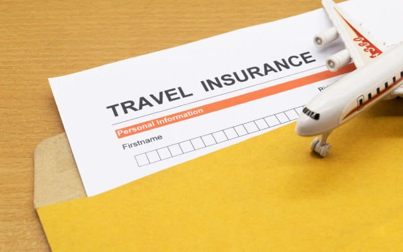 Travel insurance application form